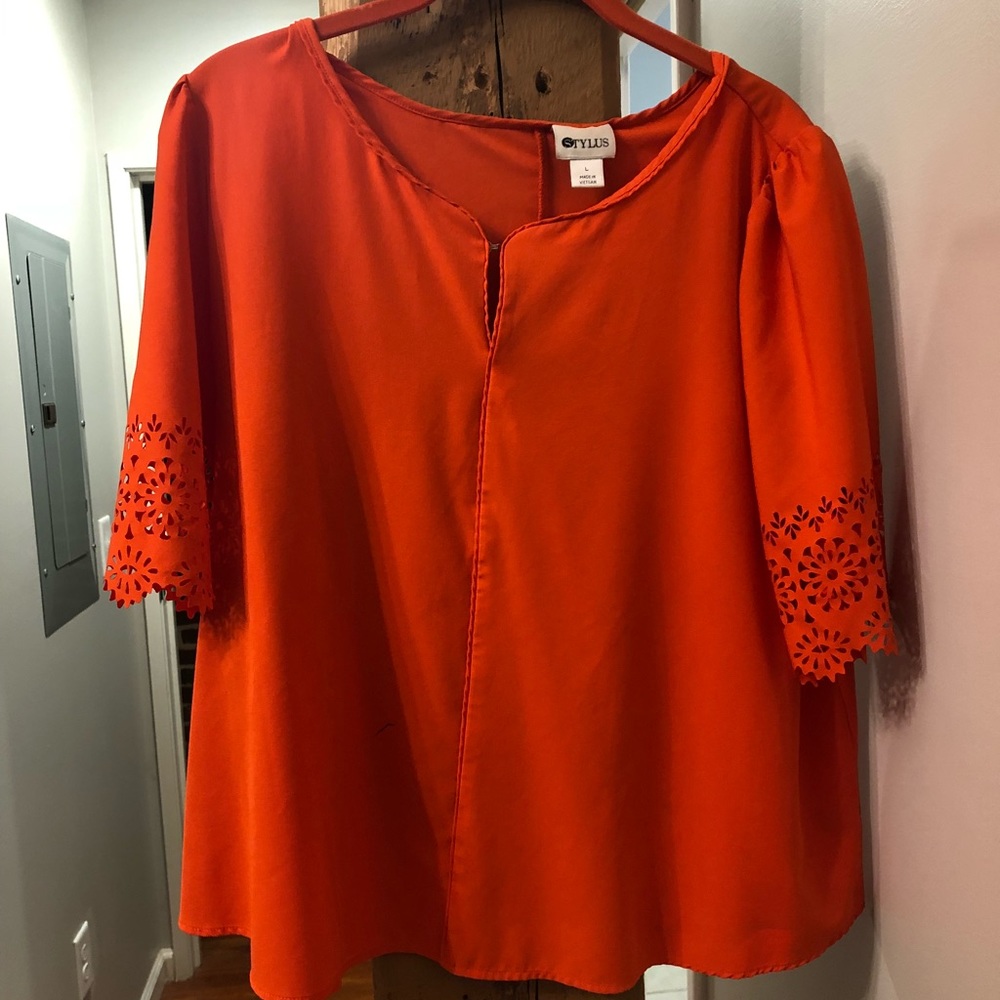Target Orange/Red Blouse